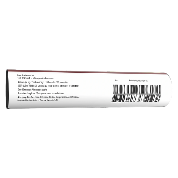 Pure Trichomes Inc. - Cbg-Cbd Cherry Blossom Pre Roll