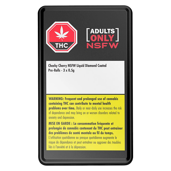 Adults Only - Cheeky Cherry NSFW Diamond Coated Infused Pre-Roll