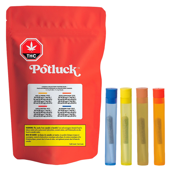 Potluck - Canada Collection Pre-Roll Taster Packs