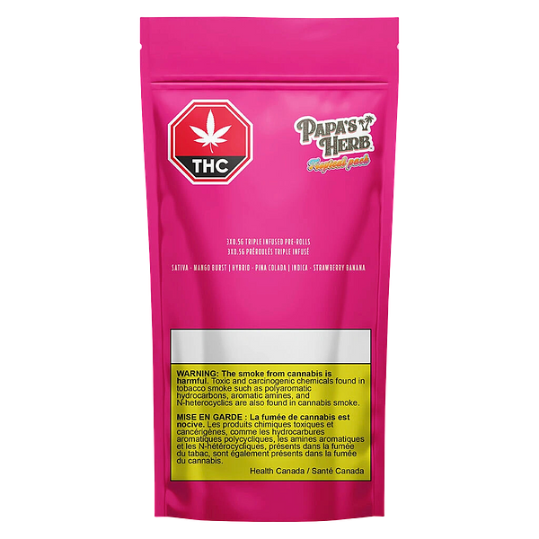 Papa's Herb - Tropical Pack Triple Infused Pre Roll