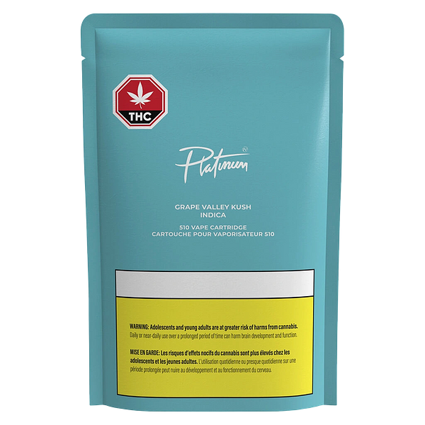 Platinum - Grape Valley Kush 510 Thread Cartridge