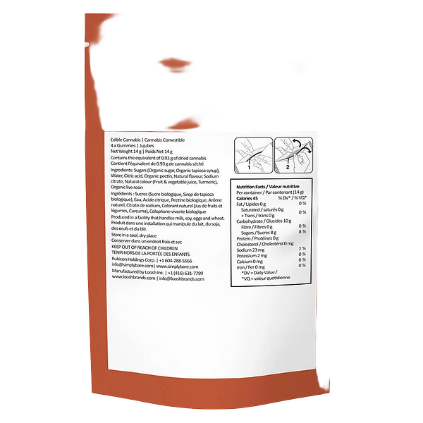 Simply Bare - White Rainbow Organic Live Rosin Gummies