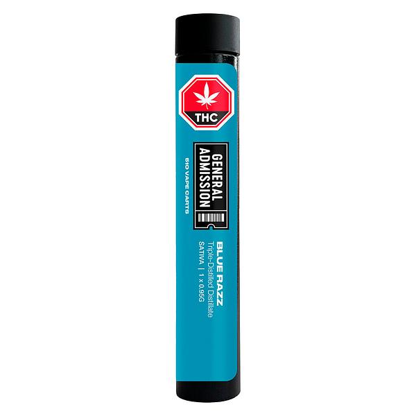 General Admission - Blue Razz Sativa 510 Thread Cartridge image 2