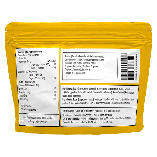 Nugz Munchies - Guava Jam Rosinaut Hash Rosin Gummy