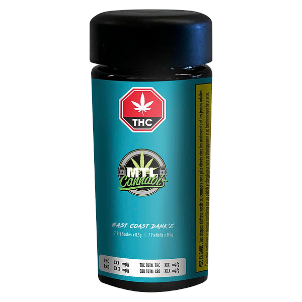 MTL Cannabis - East Coast Dank'z Pre Roll