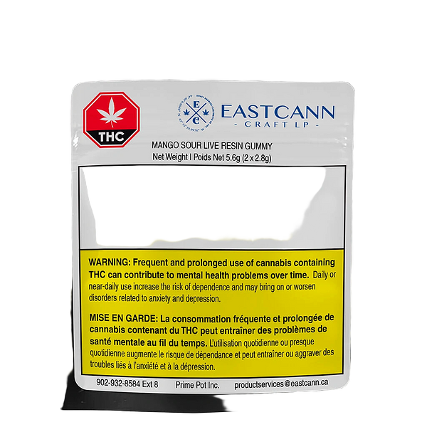 EastCann - Mango Sour Live Resin Gummy
