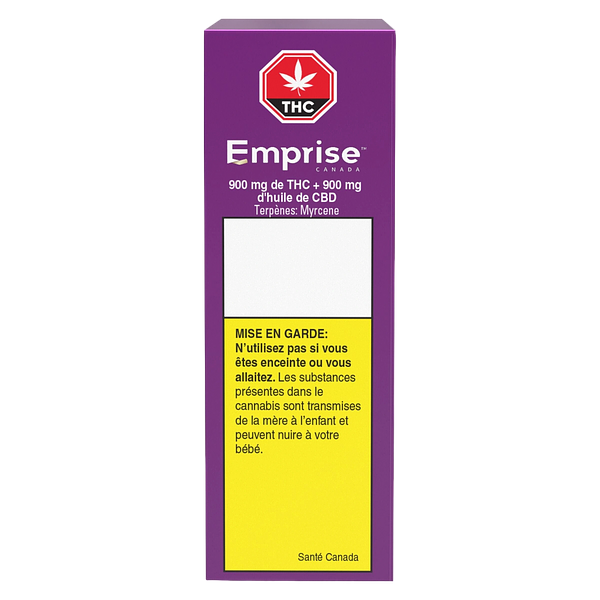 Emprise Canada - 900 Thc + 900 Cbd Oil