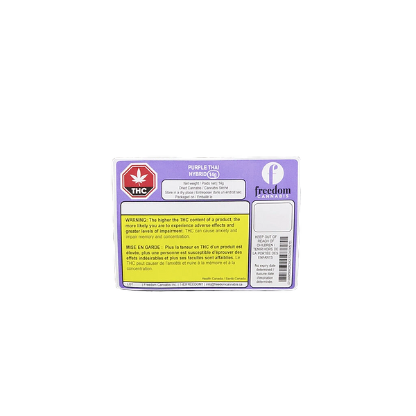 Freedom Cannabis - Purple Thai