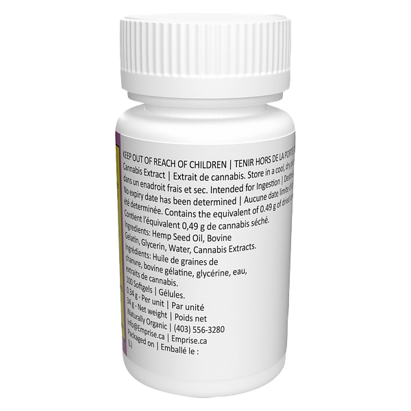 Emprise Canada - 1000 Thc + 1000 Cbd Softgels