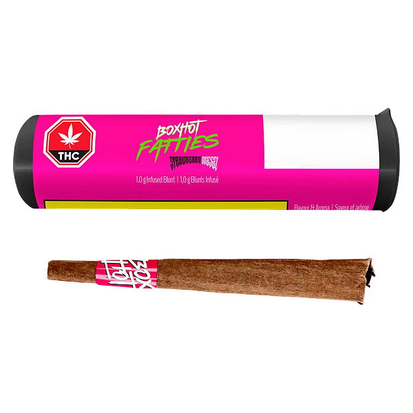 BOXHOT Fatties - Strawberry Diesel Infused Blunt