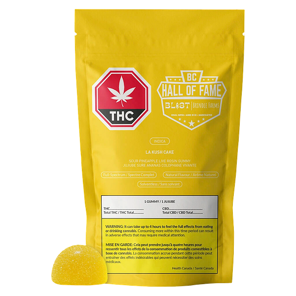 BLAST - Sour Pineapple La Kush Cake Live Rosin Gummy