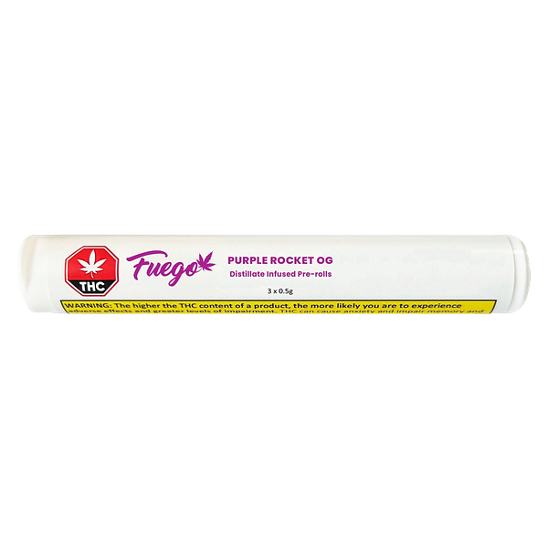 Fuego - Purple Rocket Og Distillate Infused Pre Roll