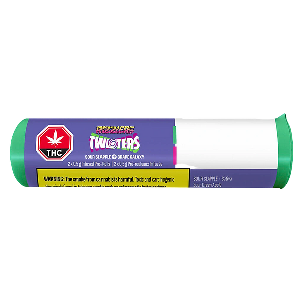 RIZZLERS - Twisters - Grape Galaxy & Sour Slapple Infused Pre Roll