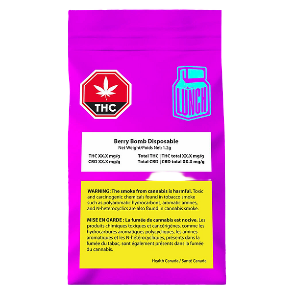 Lunch - Berry Bomb Disposable Vape