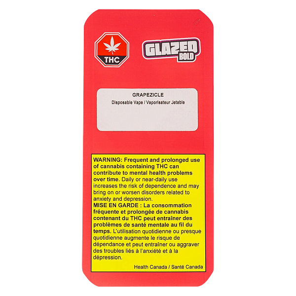 BOLD GLAZED - Grapezicle AIO Disposable Pen