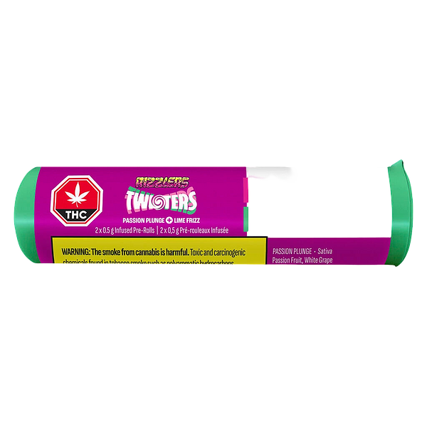 RIZZLERS - Twisters - Passion Plunge & Lime Frizz Infused Pre Roll