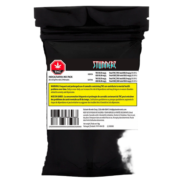 Stunnerz - Indica Sativa Mix Pack Pre Roll
