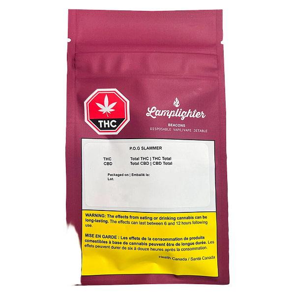 Lamplighter - ALL-IN-ONE P.O.G. Slammer Disposable Vape Pen