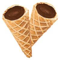 A-HA! - Milk Chocolate Live Rosin Waffle Cones