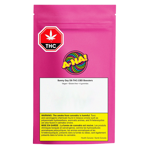 A-HA! - Sunny Day D8-THC:CBD Boosters