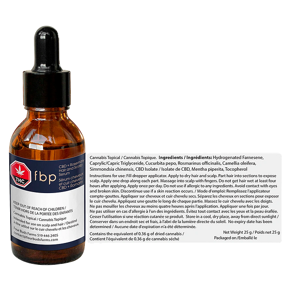 FBP - CBD + Rosemary Hair and Scalp Serum
