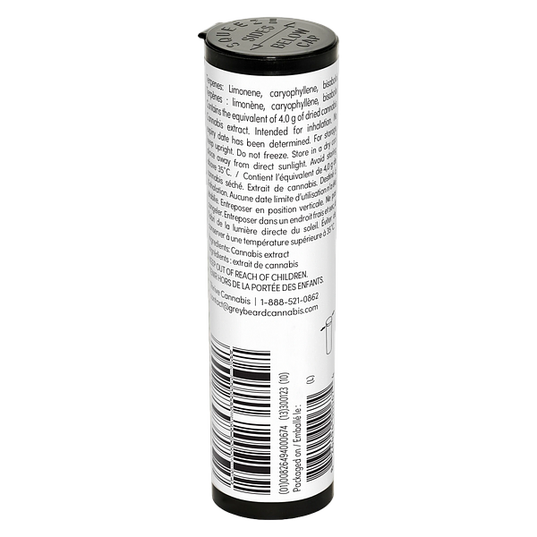 Greybeard - Banana Gas Pure Live Resin 510 Thread Cartridge