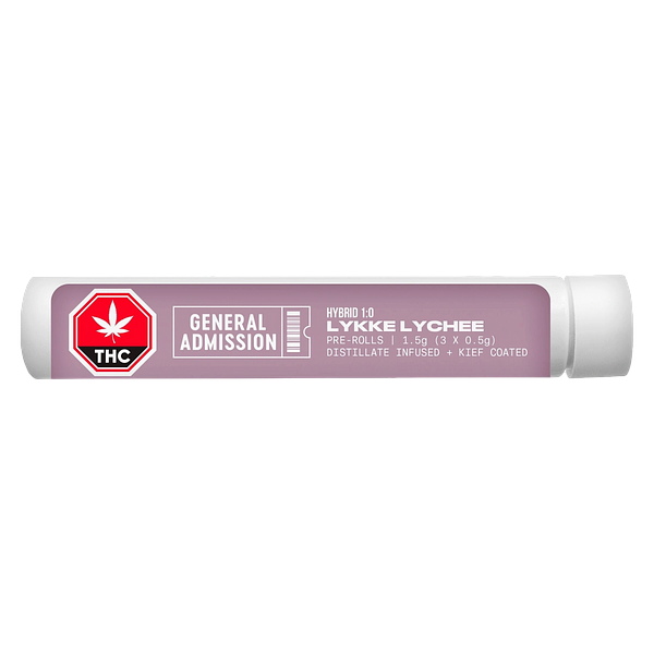 General Admission - Lykke Lychee Distillate Infused Pre-Roll