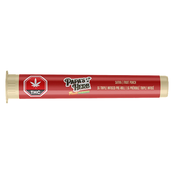 Papa's Herb - Sativa Fruit Punch Triple Infused Pre Roll