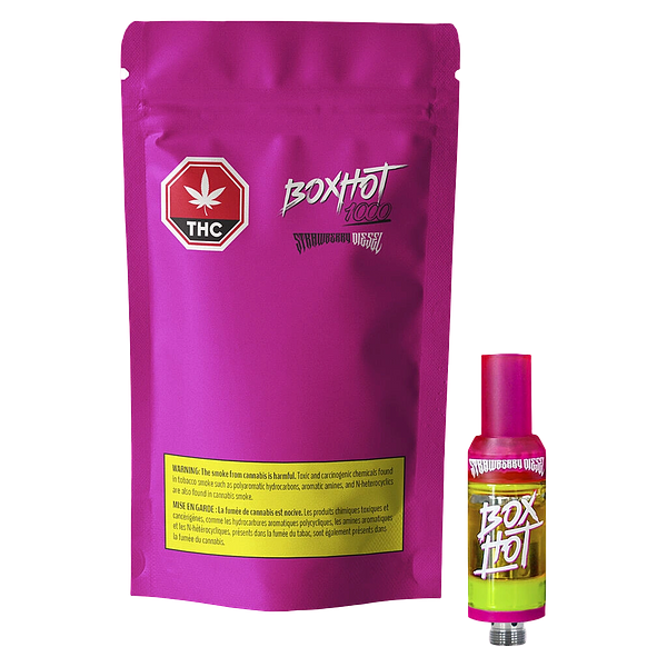 BOXHOT 1000 - Strawberry Diesel 510 Thread Cartridge
