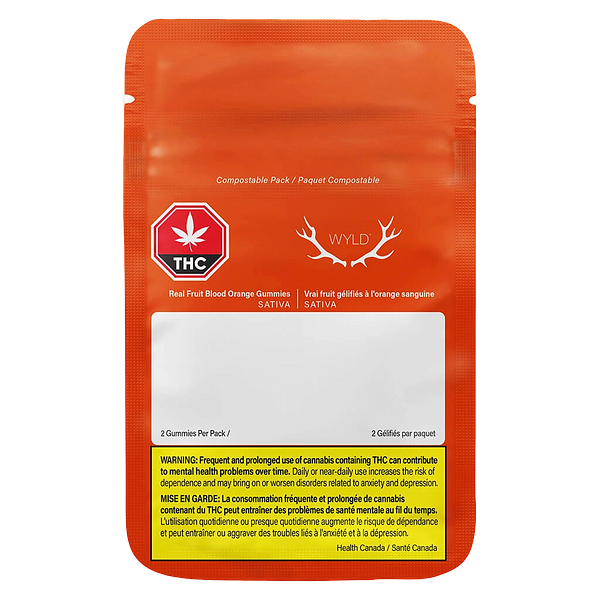 Wyld - Real Fruit Blood Orange 3:1 Cbc:Thc