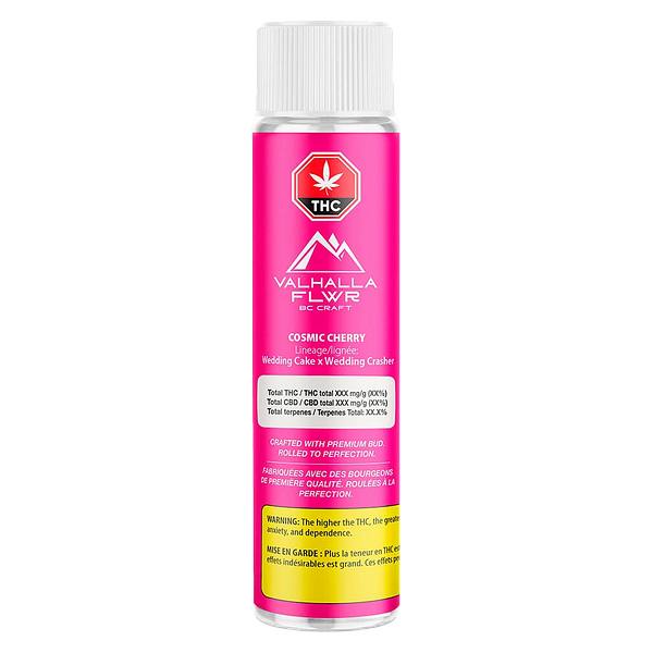 Valhalla Flwr - Cosmic Cherry Pre-Roll