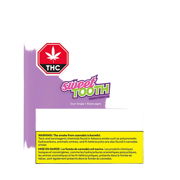 SWEET TOOTH CANNFECTIONERY CO. - Sour Grape Gummies