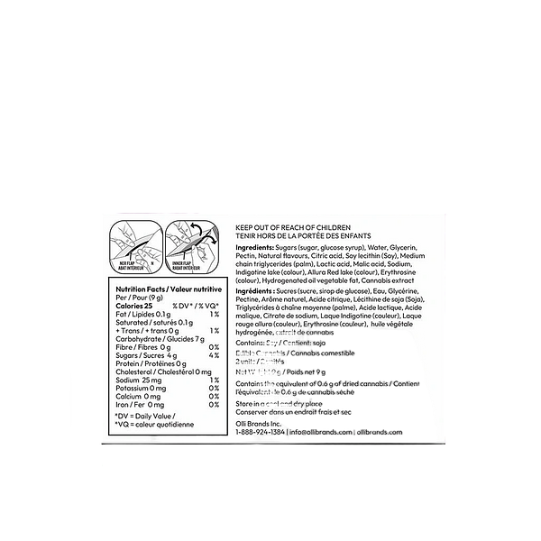 SWEET TOOTH CANNFECTIONERY CO. - Sour Grape Gummies
