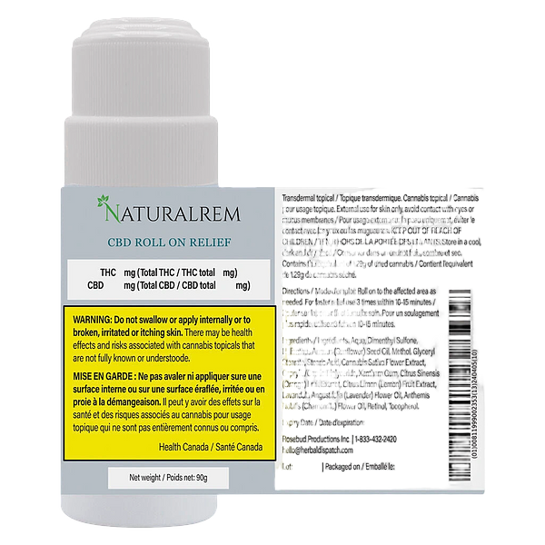 Naturalrem - Cbd Roll On Relief
