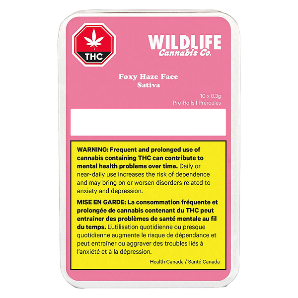 Wildlife Cannabis Co. - Foxy Haze Face Pre Roll