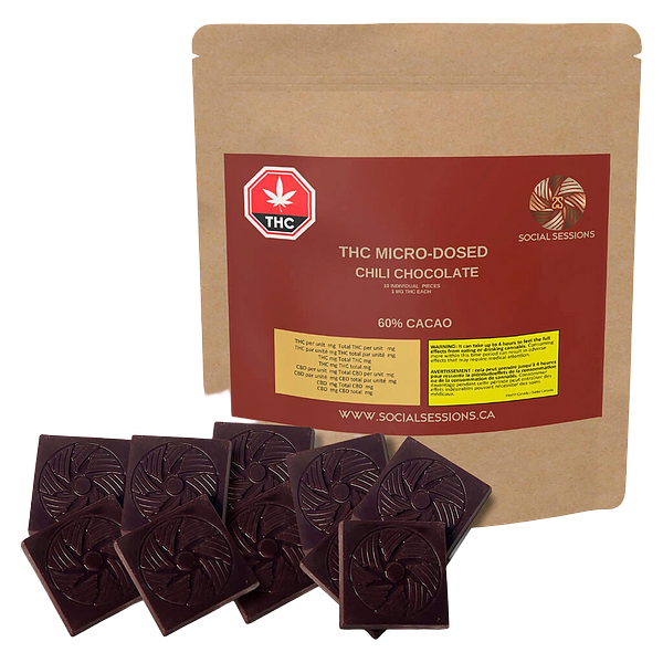 Social Sessions - Thc Micro-Dosed Chili Drinking Chocolate