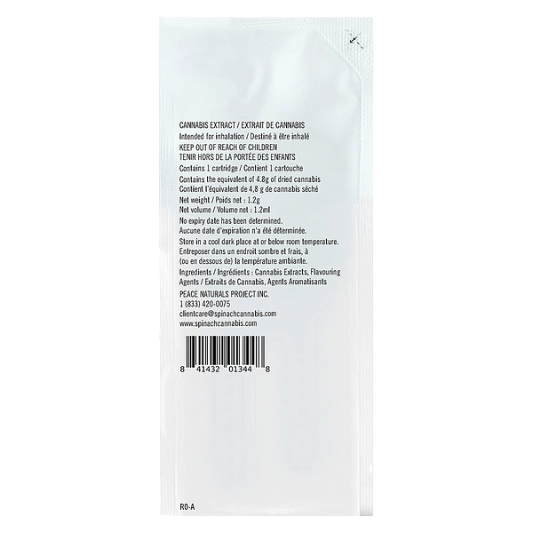 Spinach - Mango Dream 510 Thread Cartridge