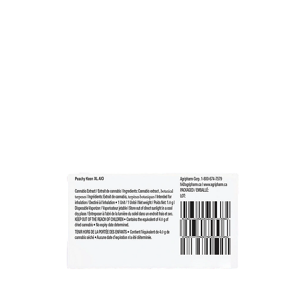 Community c/o Purple Hills - Peachy Keen XL All In One Vape