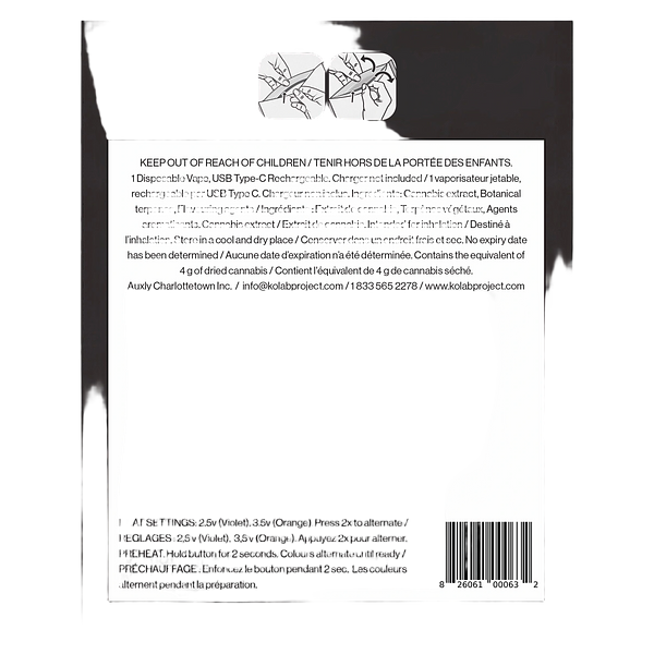 Kolab Project - White Grape Diamonds All In One Vape