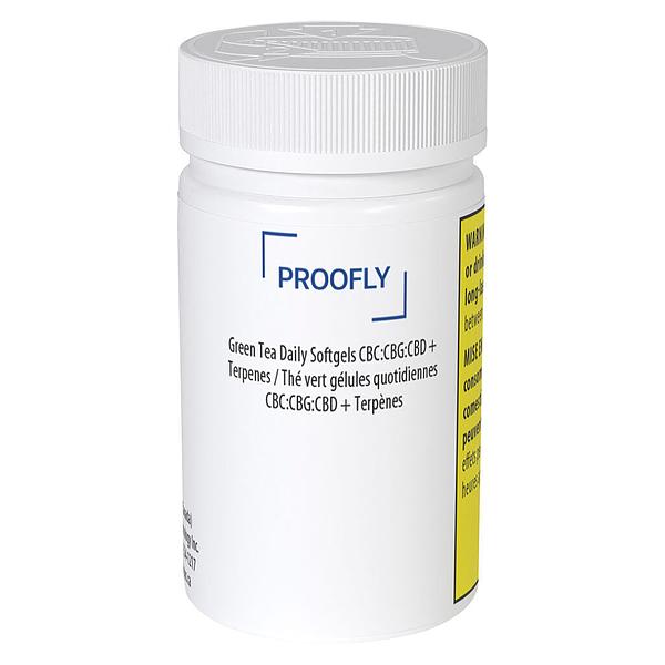 Proofly - Green Tea Daily Softgels CBC:CBG:CBD + Terpenes image 2