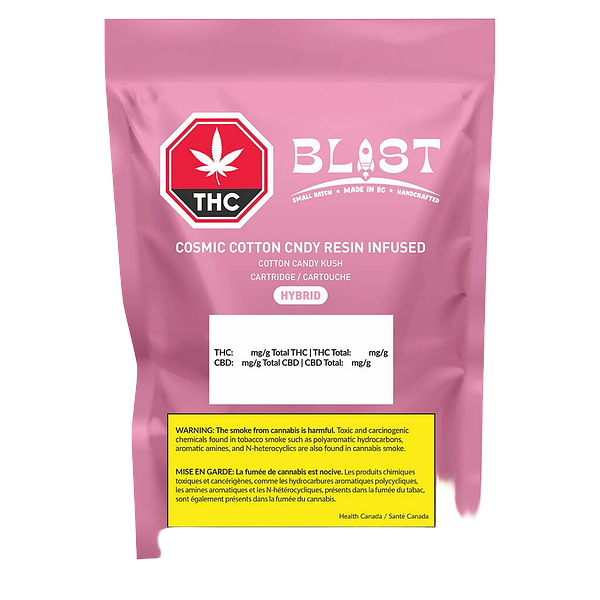 BLAST - Cosmic Cotton Candy Resin Infused 510 Thread Cartridge