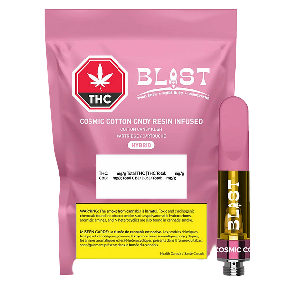 BLAST - Cosmic Cotton Candy Resin Infused 510 Thread Cartridge