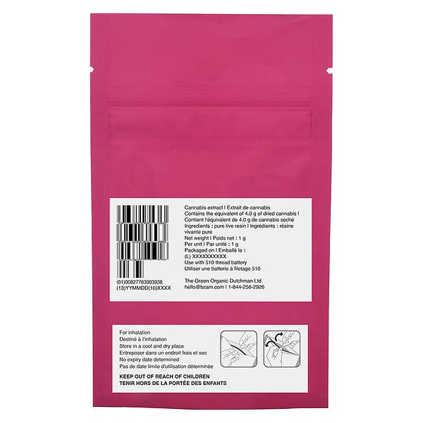 -ness - Strawberry Jack liquid Live Resin 510 Thread Cartridge image 3