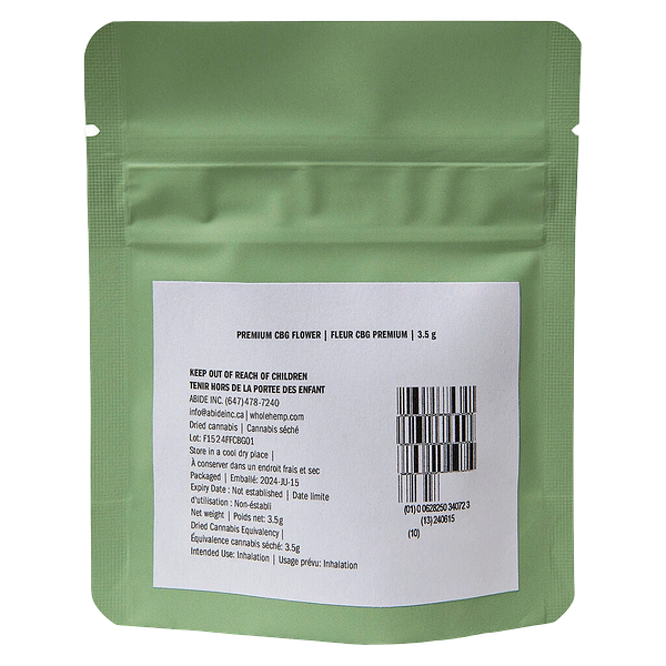 WholeHemp - Premium Cbg Flower