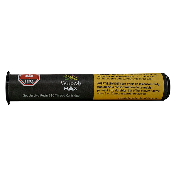 Weed Me Max - Get Up Live Resin 510 Thread Cartridge