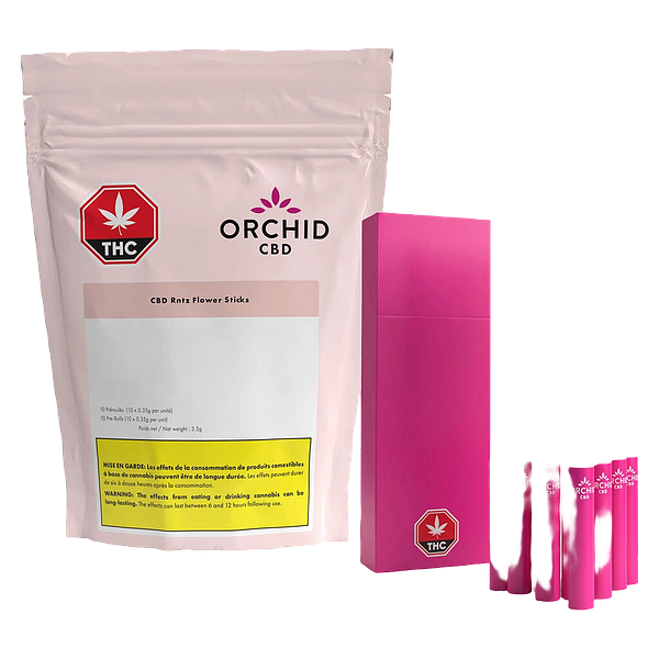 Orchid CBD - CBD Rntz Flower Sticks