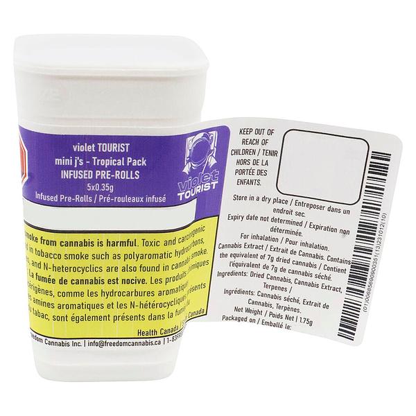 Violet Tourist - Infused Mini J's Tropical Pack image 3