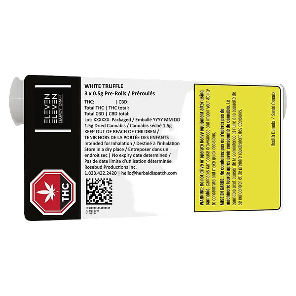 Eleven Eleven Legacy Craft - White Truffle Pre-Roll