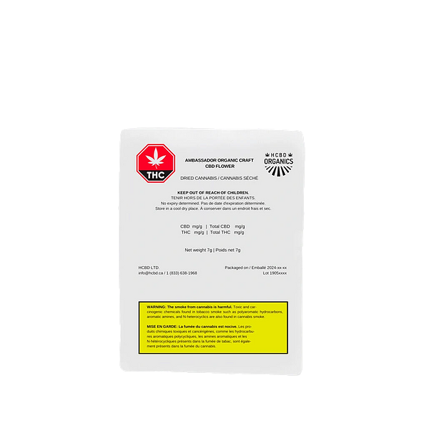 HCBD ORGANICS - Ambassador Organic Craft Cbd