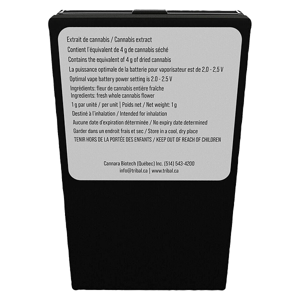 Tribal - Bubble Up Live Resin 510 Thread Cartridge